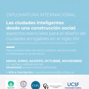 Diplomatura Internacional "Las ciudades inteligentes desde una construcción social"